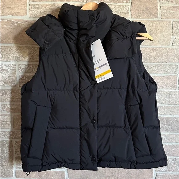 Lululemon Wunder Puff 600-Down-Fill Cropped Black Vest - Picture 7 of 13